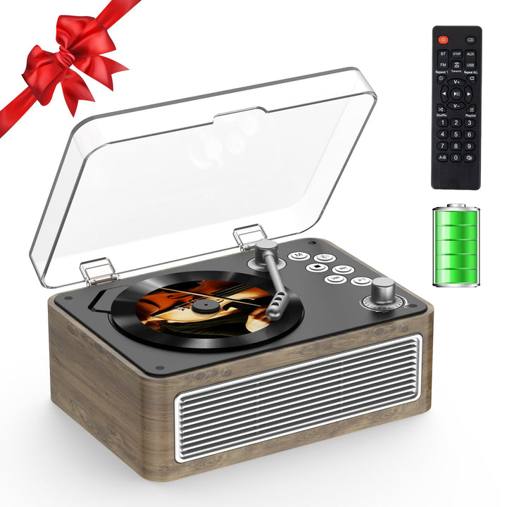 CD Player Tragbar Bluetooth: Kegaudio Radio mit CD-Player Tragbarer mit Lautsprecher Fernbedienung U