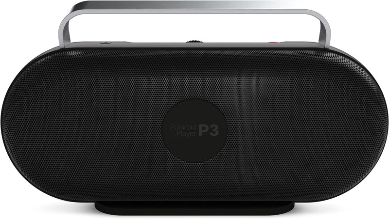 Polaroid P3 Music Player (Black) - Retro-Futuristic Boombox Wireless Bluetooth Speaker Rechargeable