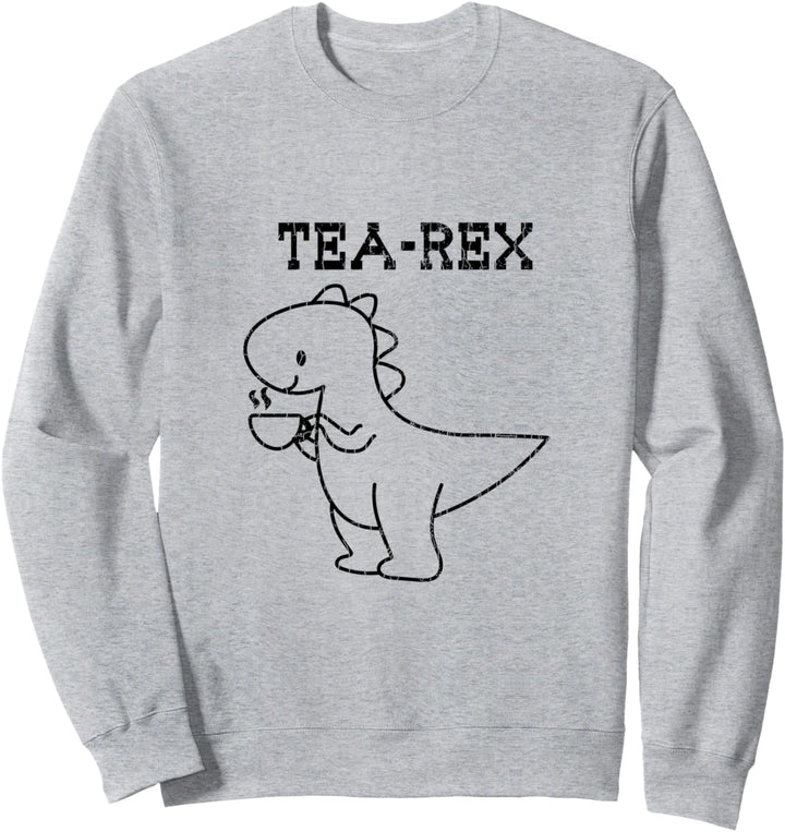 Tea-rex Lustige Trinker-Grafik Sweatshirt