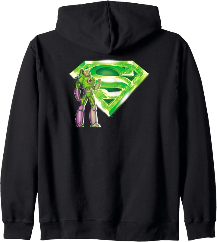 Superman Lex & Kryptonite Logo Kapuzenjacke
