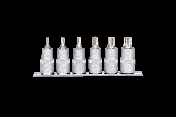 KS Tools 911.1349 1/2" Bit-Stecknuss-Satz XZN, 6-tlg., M5-M14