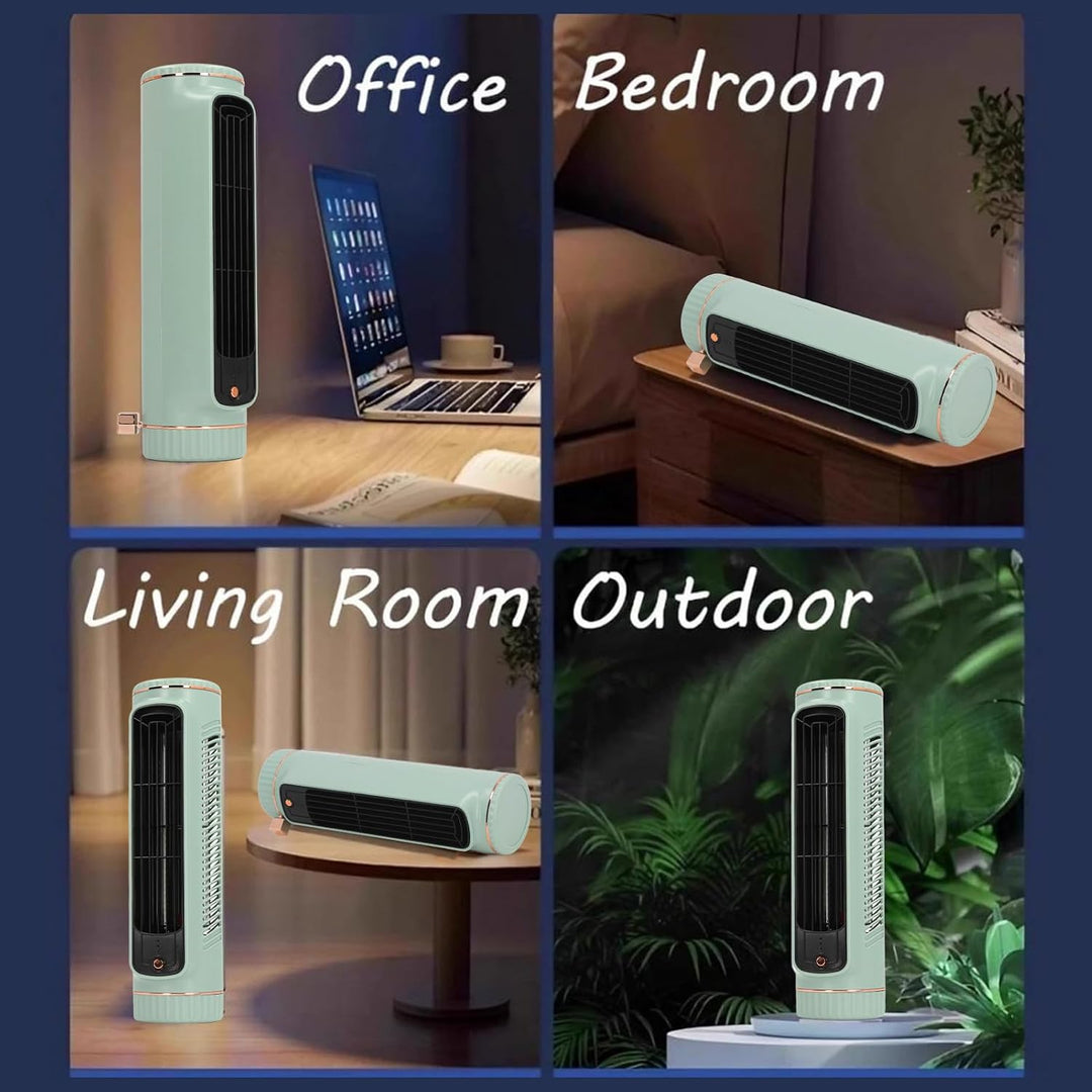 Yunir Turmventilator, Turmventilator für Schlafzimmer mit 3 Geschwindigkeiten, Leise, Tischventilato