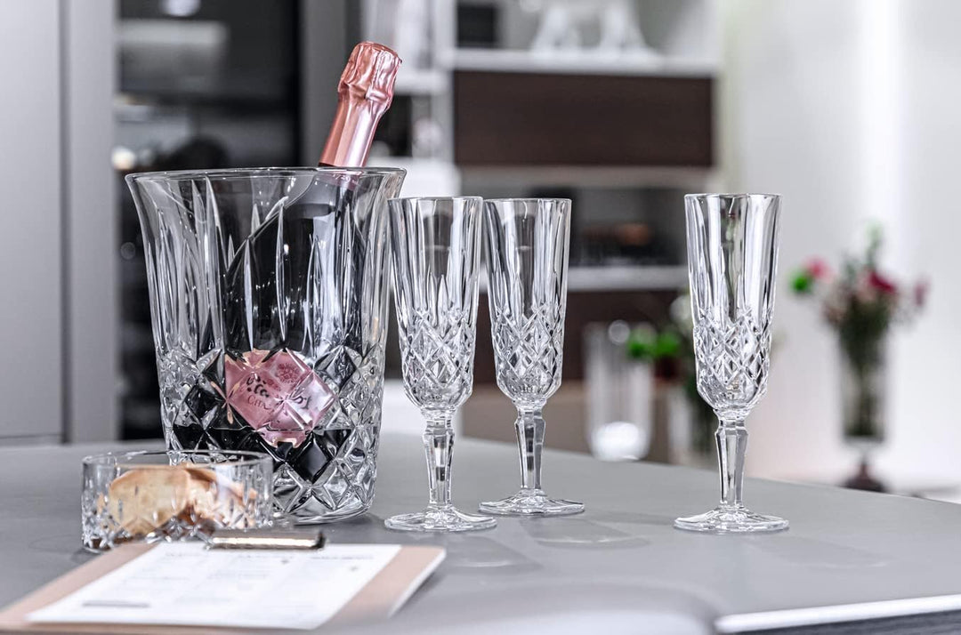 Nachtmann Weinkühler, Flaschenkühler, Kristallglas, Höhe: 22,5 cm, Noblesse, 102385 Weinkühler 1 Stü