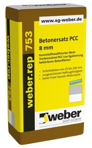 weber.rep 753, 25kg - Betonersatz PCC 8 mm