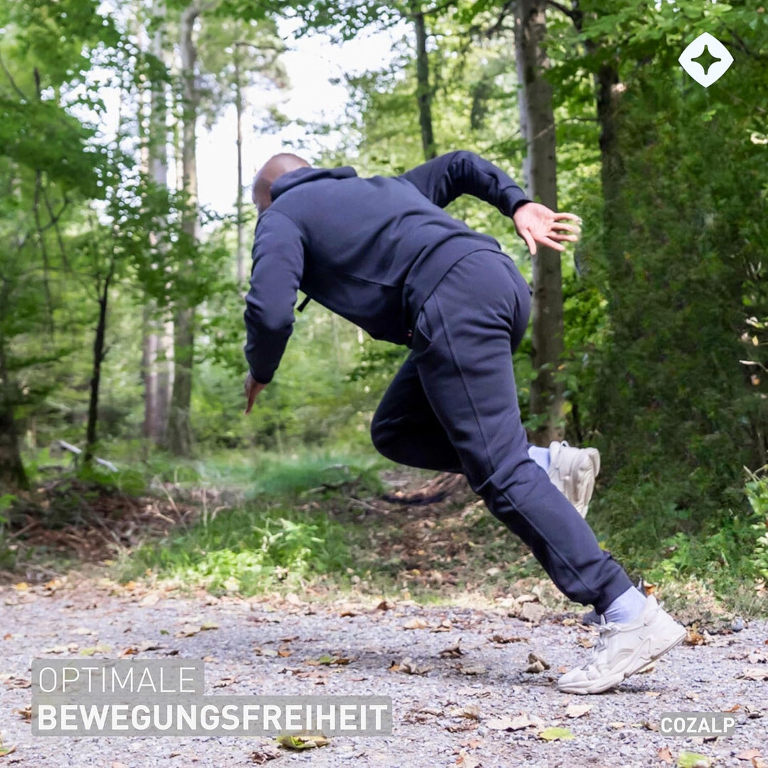 Höhenhorn Cozalp Herren Jogging Anzug Trainingsanzug Hausanzug XL Dunkelblau, XL Dunkelblau