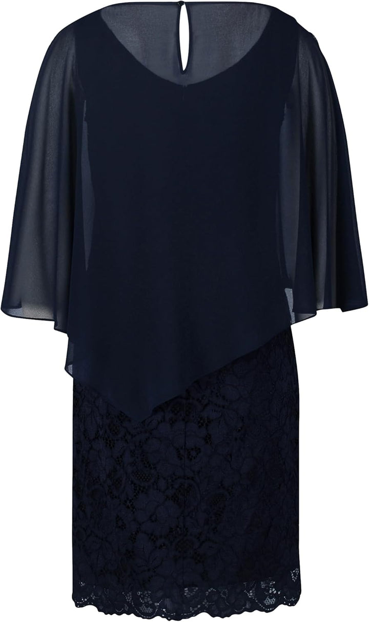 Vera Mont Damen Kleid, 36 Blau