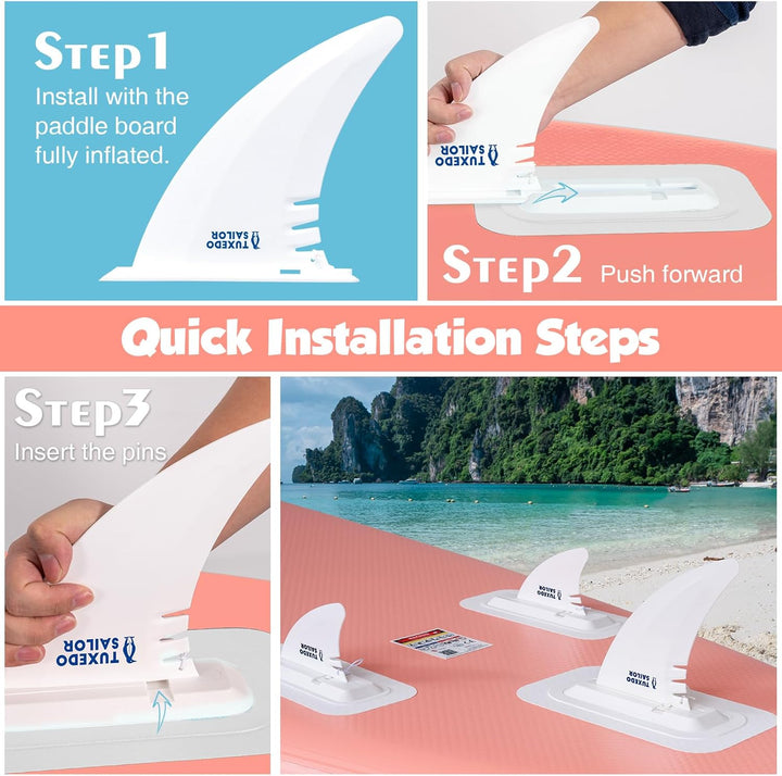 Tuxedo Sailor Stand Up Paddle Board Aufblasbares SUP Board Stand-Up Paddling mit Premium Zubehör, Pa