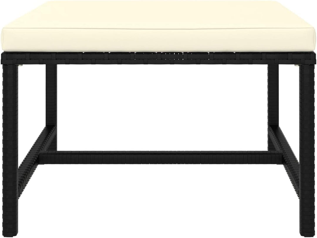 Festnight Lounge Sofa 3-TLG. Modular-Mittelsofa Garten-Sofagarnitur mit Auflagen Gartensofa Gartenmö