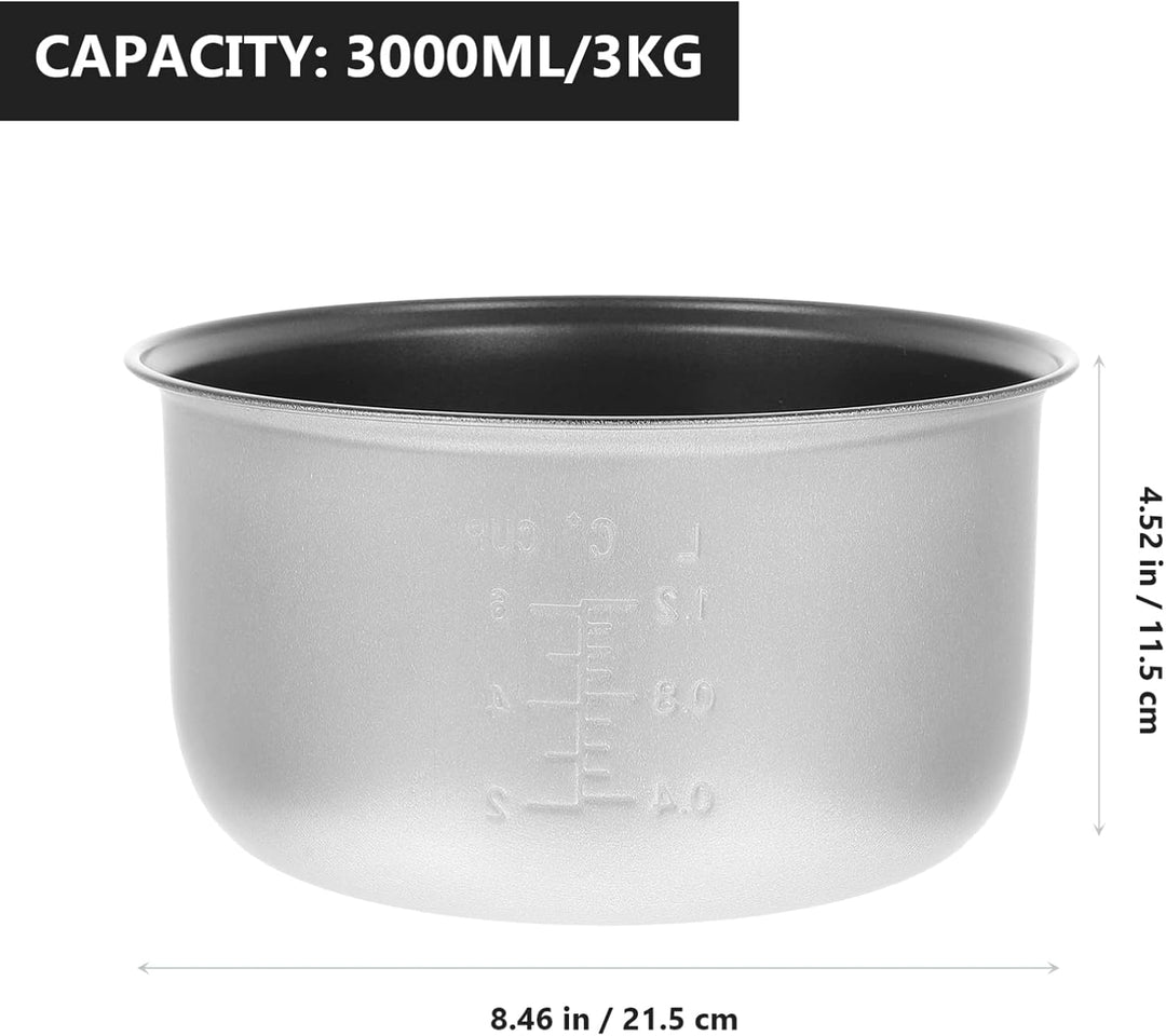 UPKOCH Reiskocher Ersetzen Liner Reiskocher Innentopf Antihaft-Reiskocher Topf Reiskocher Ersatz Inn