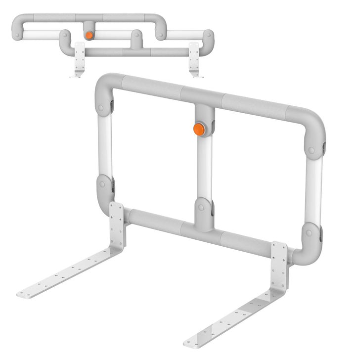 Heuffe Bettgitter Rausfallschutz Senioren Klappbar，Faltbare Bettgriff Aufstehhilfe für Ältere Erwach
