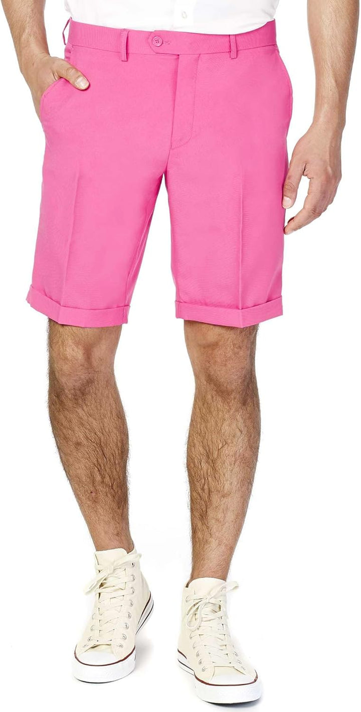 OppoSuits Herren Men Suit Business-Anzug Hosen-Set, 46 Mr.pink