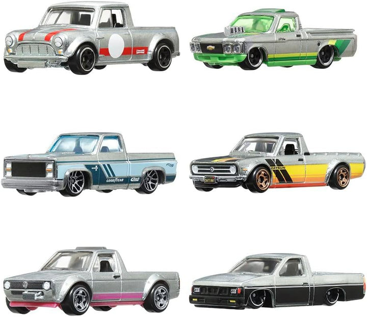 Ride on | Hot Wheels | Zamak Silber HRX57 | Multipack 6 Fahrzeuge