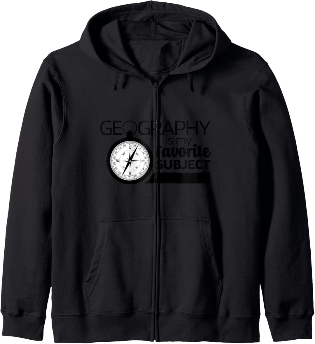 Funny Geography Is My Favorite Student Travel Design Kapuzenjacke