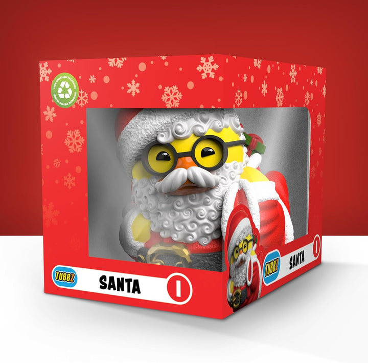 TUBBZ Box-Ausgabe Weihnachtsmann Sammelfigur aus Vinyl in Form Einer Gummiente - Offizielles Numskul