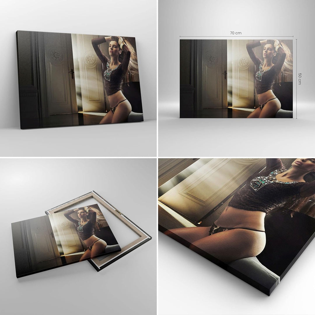 Bilder auf Leinwand Schönheit Club Kosmetik Disco Leinwandbild 70x50cm Wandbilder Dekoration Wohnzim