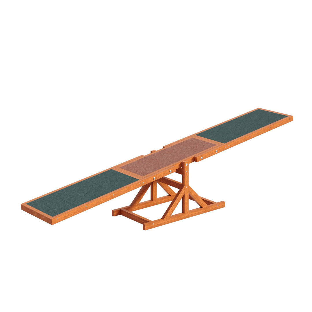 Wiltec Hundewippe 180x30x30cm für kleine & grosse Hunde zum Hundesport z.B. Agility Training, aus Ho