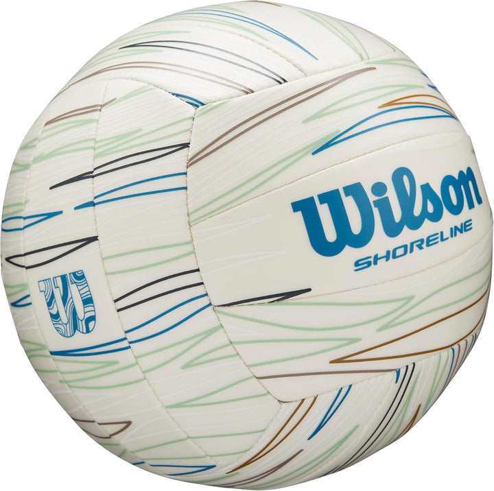 Wilson Outdoor-Freizeit-Volleyball, offizielle Grösse Gen Green White/Blue, Gen Green White/Blue