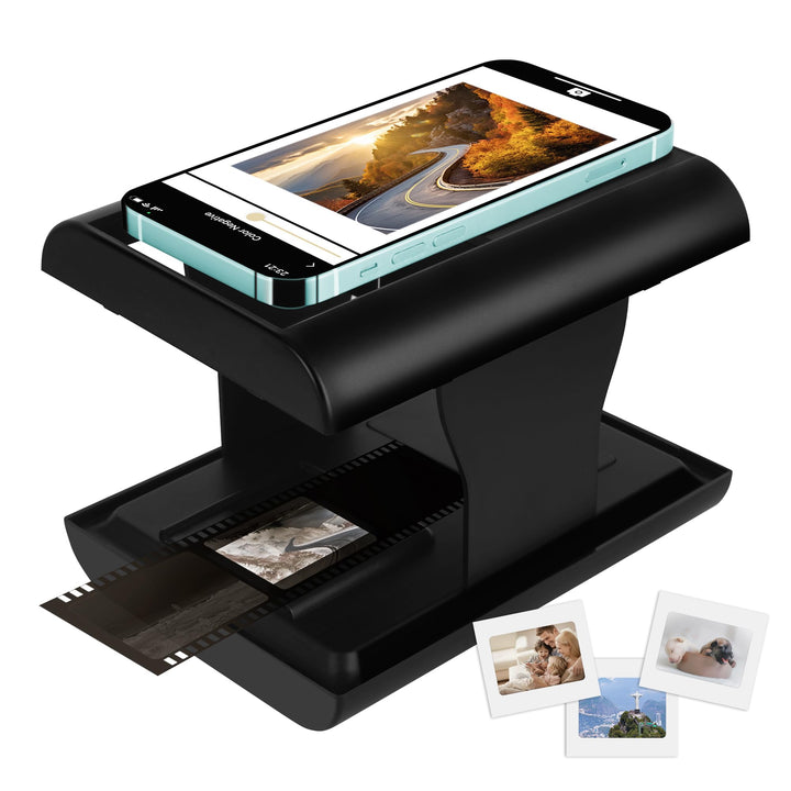 Mobile Film Scanner 35mm, Positive und Negative Diascanner für Scannen und Speichern, Fotoscanner zu