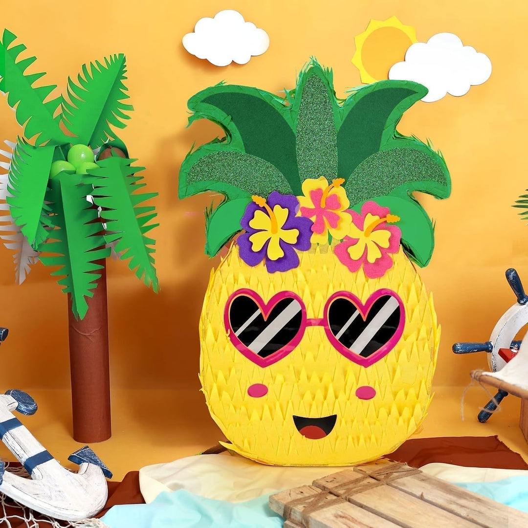 WERNNSAI Ananas Pinata – Geburtstag Pinata Hawaii Deko Junge Kinder Mädchen Ananas Piñata Füllung mi