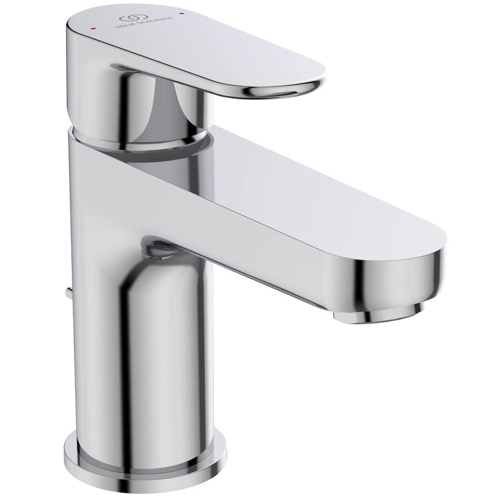 Ideal Standard BC698AA Cerafine O Waschtischarmatur mit Zugknopf-Ablaufgarnitur
