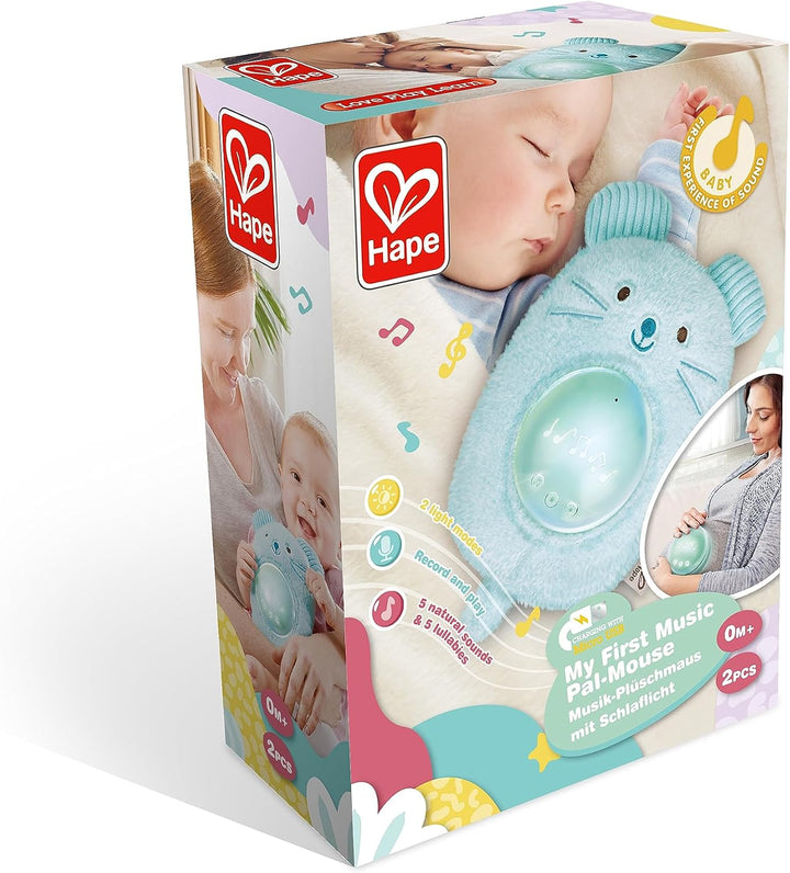 Hape Nachtlicht mit Sound und Plüschmaus für Babys 0M+