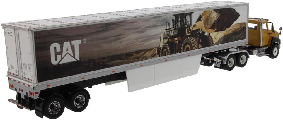 Diecast Masters 85666c - Cat CT660 mit Cat Mural Trailers, Massstab 1:50, ab 14 Jahren, in Displayfe