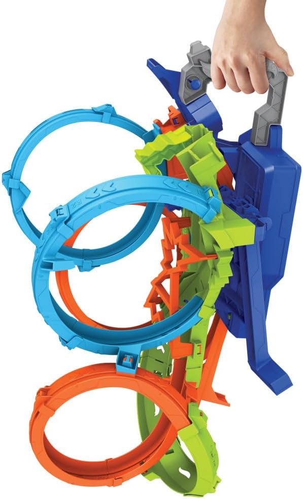 Hot Wheels Action 4 Loopings Crash Gefahr