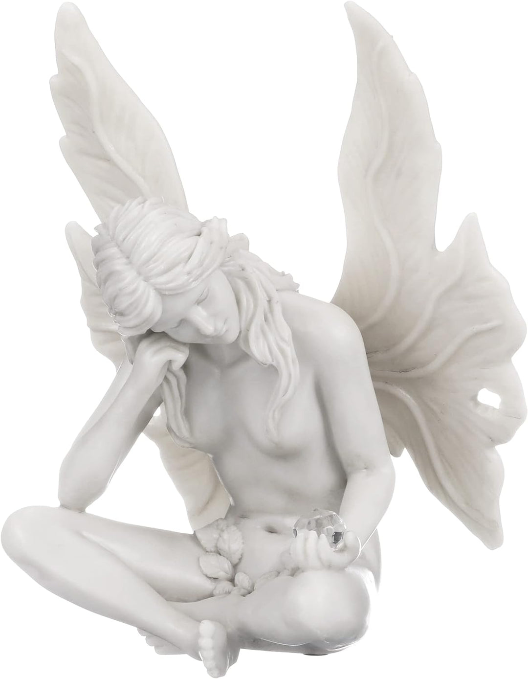 Design Toscano Feenfigur nach "The Secret Garden Fairies", elfenbein, Masse: 15 x 19 x 25,5 cm starr
