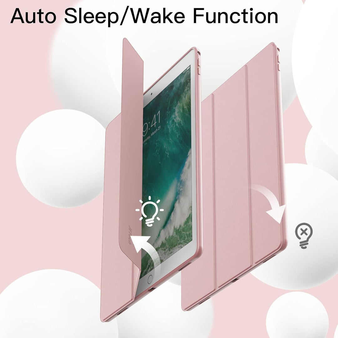 JETech Hülle für iPad Pro 12,9 Zoll (Modell 2015/2017, 1./2. Generation) mit Stifthalter, Dünne Tabl