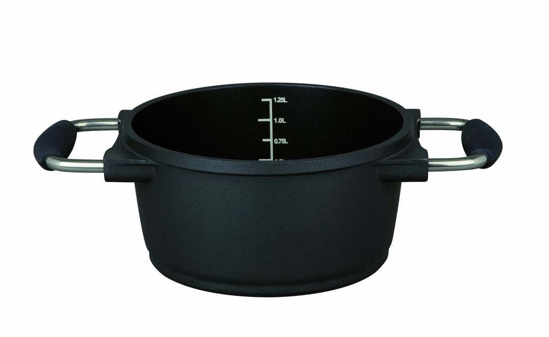GSW 130165 SCALA Kochtopf o.D - 16cm, Schwarz 16 cm, 16 cm