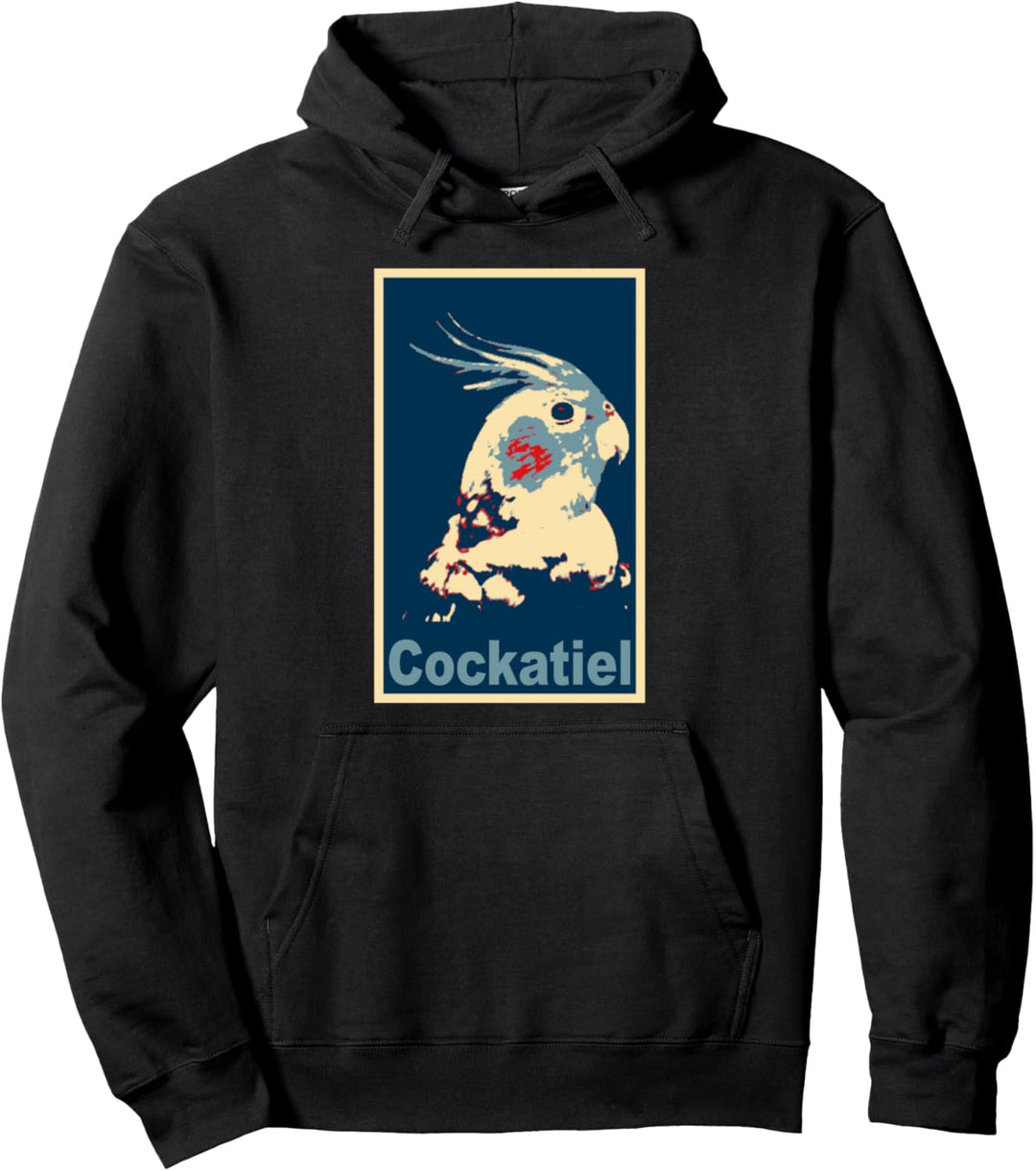 Nymphensittich Cockatiel, Haustier Vogel Pullover Hoodie