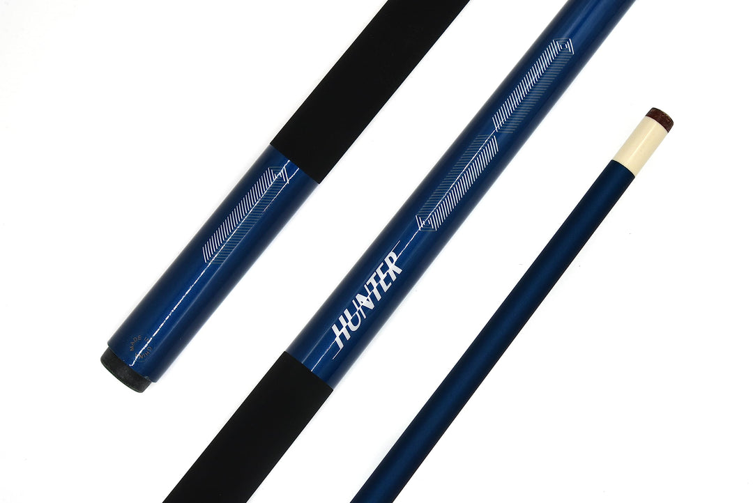 Billardqueue Billard Cue Pyramide Queue Hunter einteilig, 161cm, 660-720gr, Marineblau