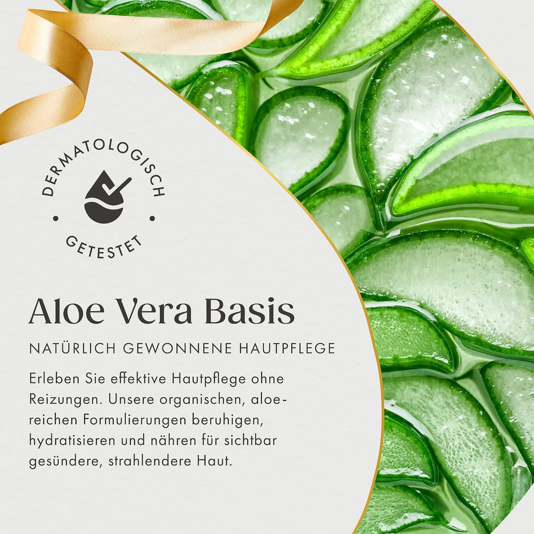 Weihnachtsgeschenke für Frauen - Verwöhnendes Geschenkset Frauen mit BIO Arganöl + Rizinusöl + Mande
