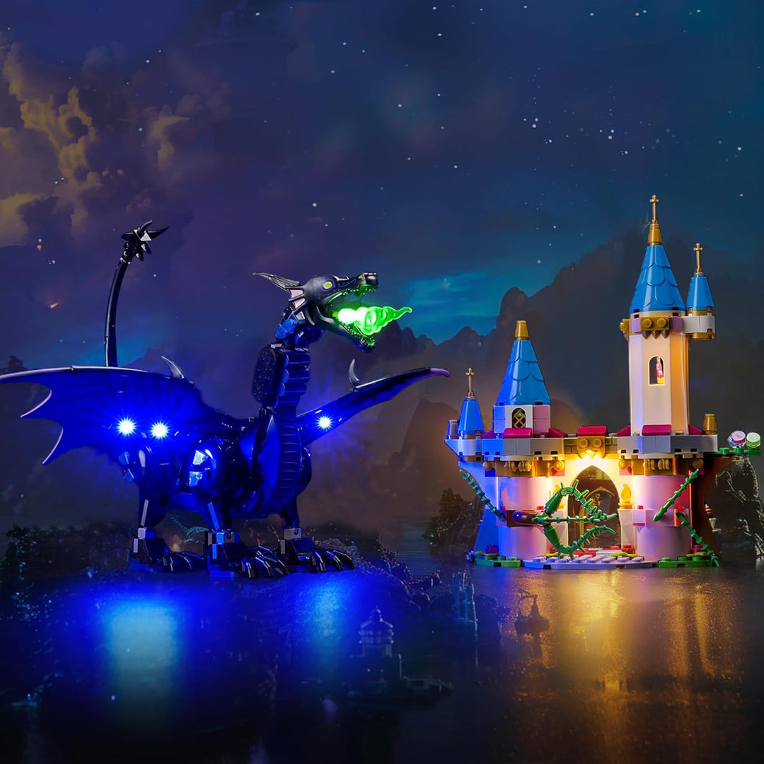 Licht-Kit Set für Lego Maleficent’s Dragon Form 43240 (Kein Lego), Dekorationsbeleuchtungsset für Le