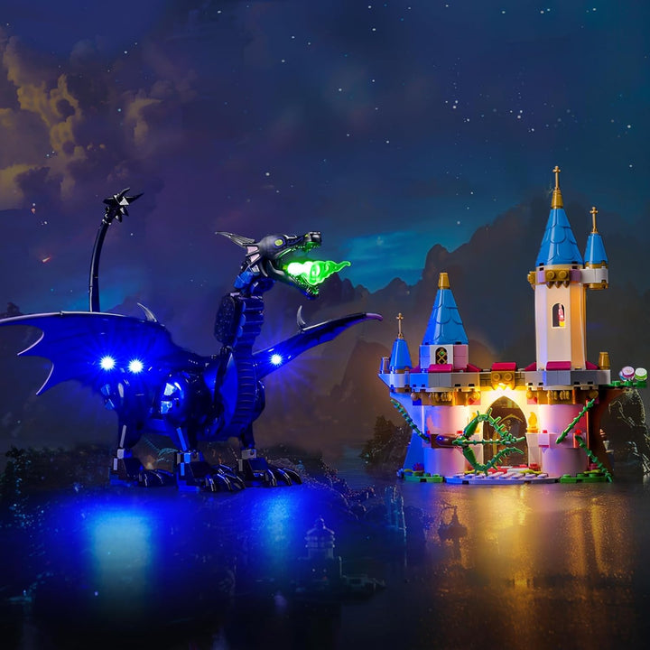Licht-Kit Set für Lego Maleficent’s Dragon Form 43240 (Kein Lego), Dekorationsbeleuchtungsset für Le