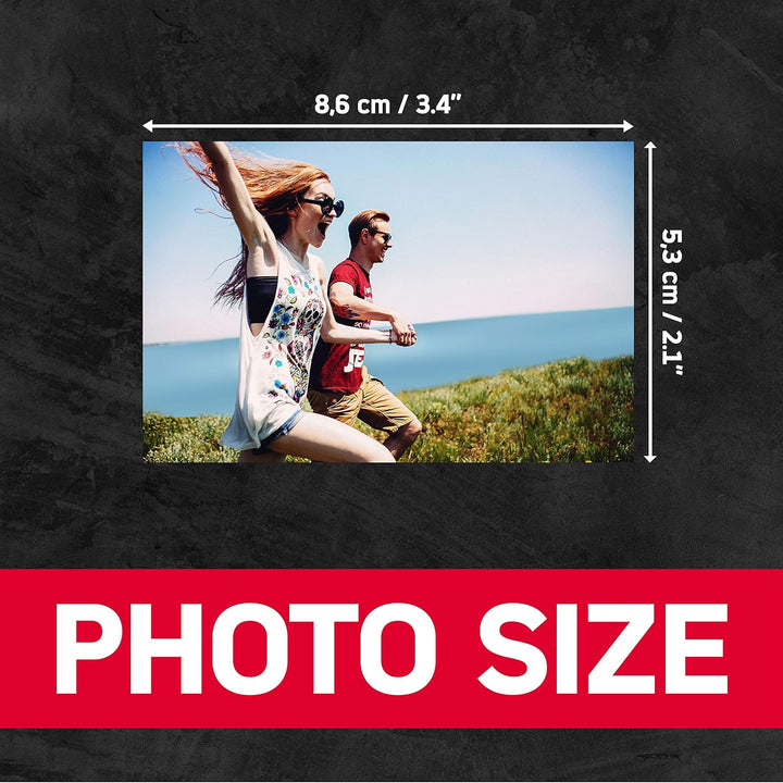 AgfaPhoto Fototapete für 50 Fotos, 5 x 8, 6 cm, AMC50