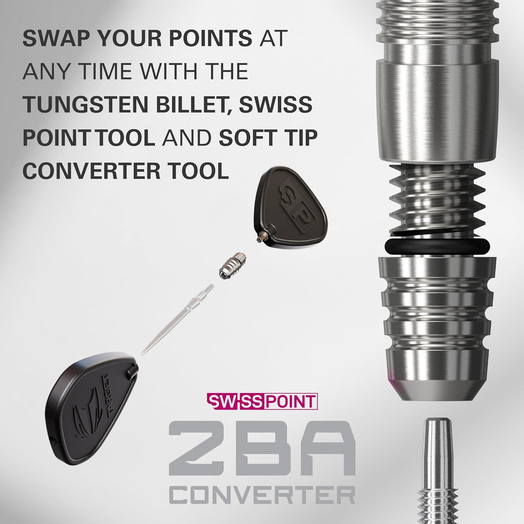 Target DartsSoft Tip zu Swiss Point Dart Konverter Set
