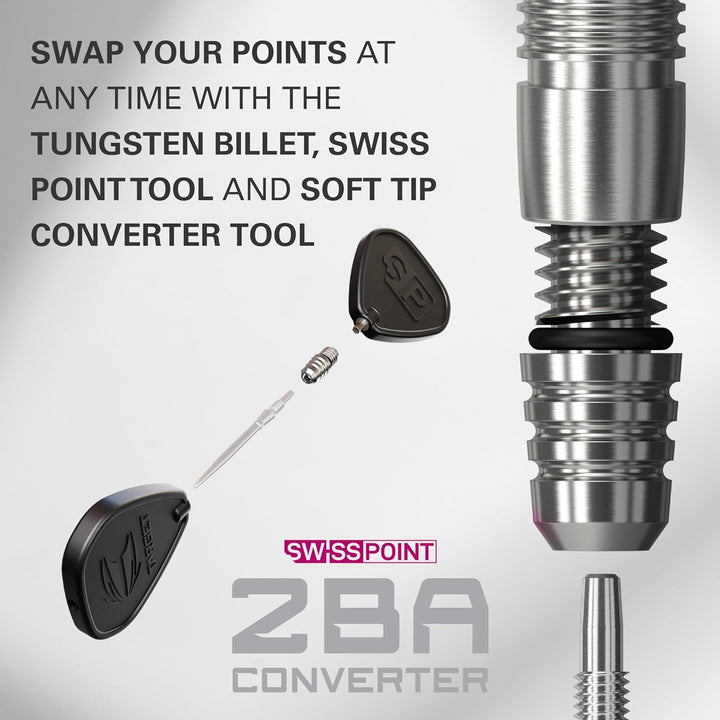 Target DartsSoft Tip zu Swiss Point Dart Konverter Set