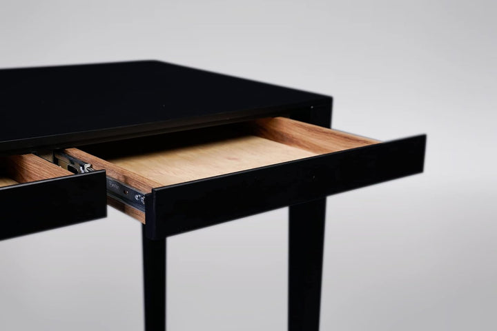 M2 Kollektion Gunar Schreibtisch, Holzwerkstoff, schwarz, B/H/T = 110x75x60cm, Gunar