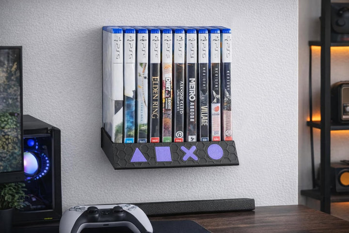 Universal CD PS 5/PS 4 Tisch- und Wandhalter Spiele für Playstation | Multifunktionaler Organizer fü