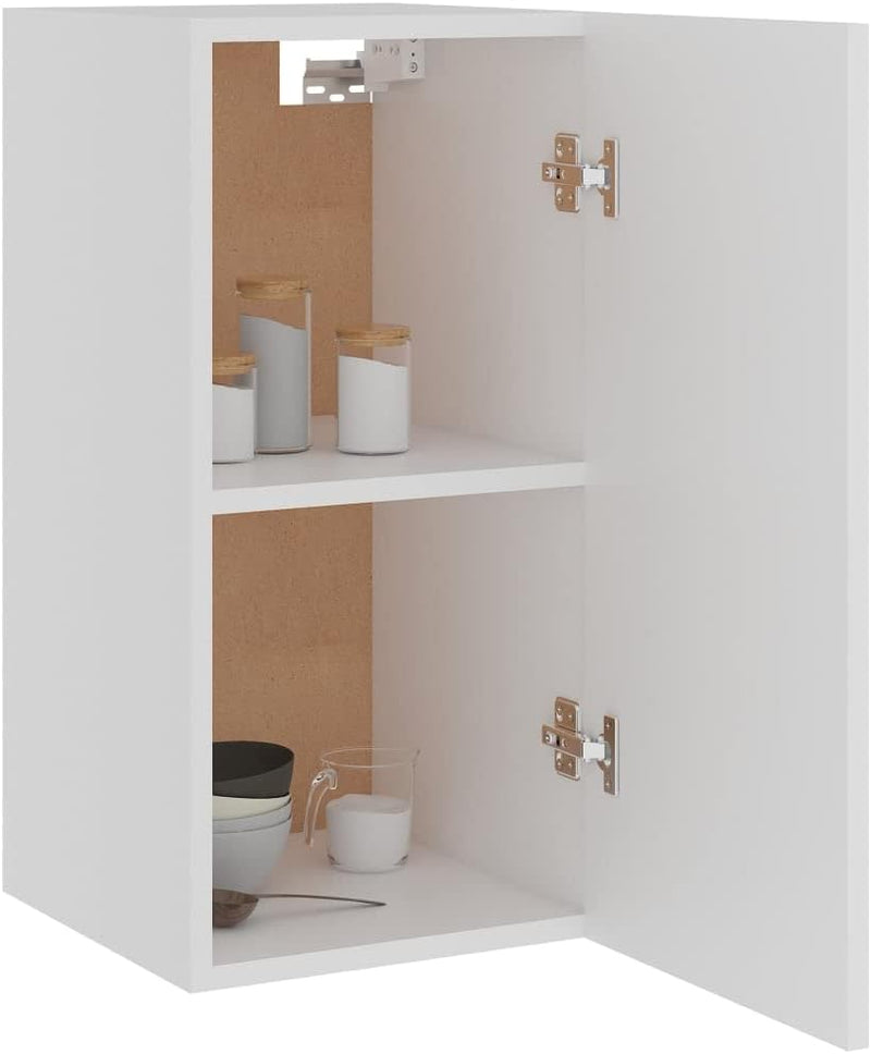 homiuse Hängeschrank Weiss 29,5x31x60 cm Holz KüChenschrank HäNgeschrank KüChe KüChenunterschrank Kü