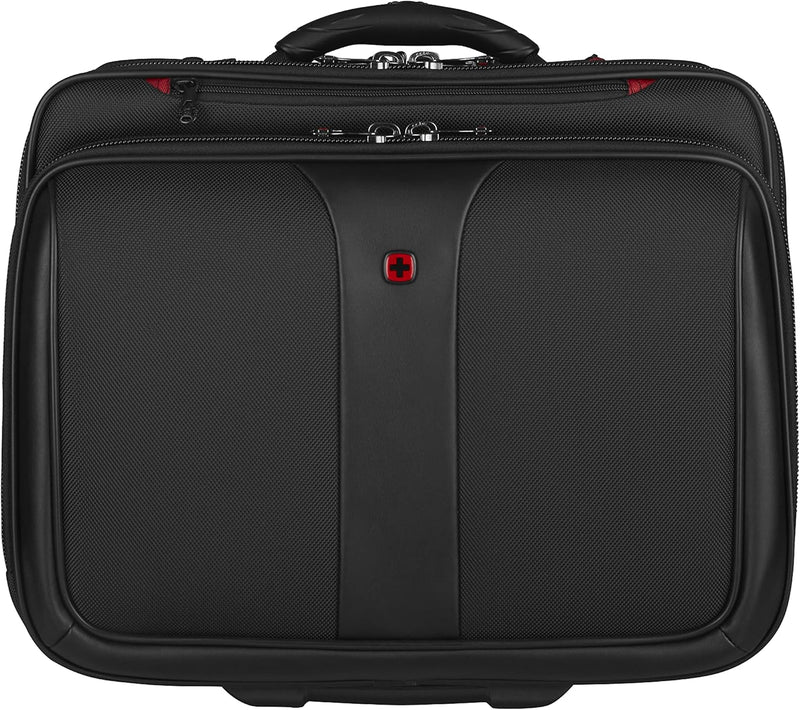 Wenger Patriot 2-TLG Laptop Trolley für Notebook bis 17 Zoll, herausnehmbare Laptoptasche 15,6 Zoll,