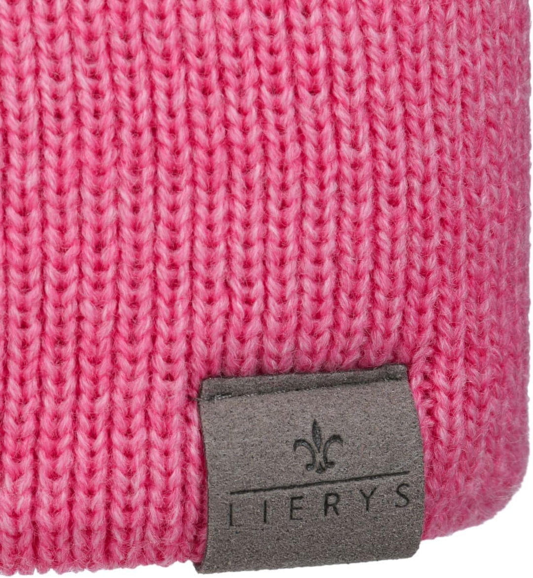 LIERYS Mono Stirnband Damen/Herren 8 cm breit - Made in Germany - dreilagiges Strickband gefüttert m