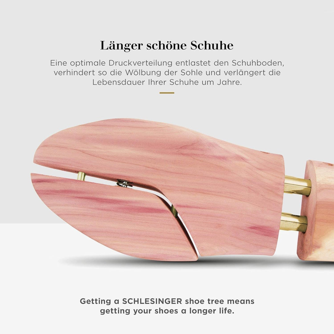 Schlesinger - TESTSIEGER - Premium Herren Schuhspanner aus edlem Zedernholz für eine optimale Schuhp