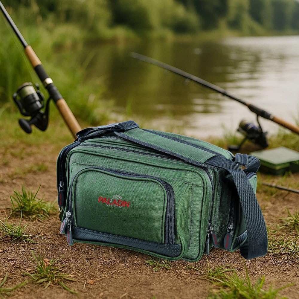 Paladin Trip Bag Angeltasche mit Schultergurt 39 x 22 x 20 cm Schultertasche Angeln Tackle Bag für A