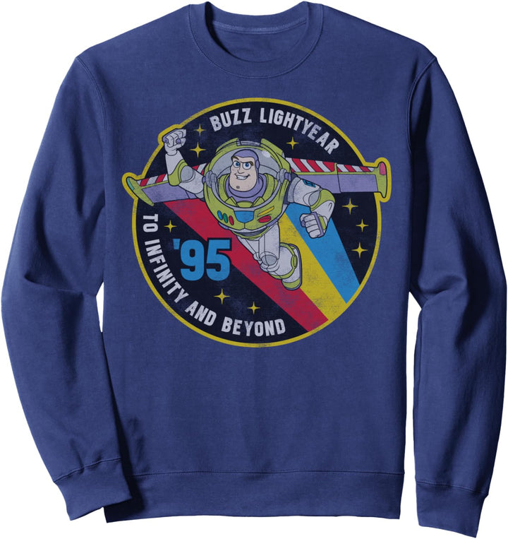 Disney Pixar Toy Story Buzz Lightyear 95 Retro Portrait Sweatshirt