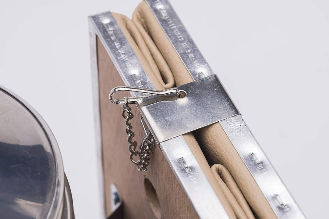 Imkado Imker Set M - Premium Edelstahl-Smoker, Rauchstoff, Anzünder - Ideal für Hobbyimker - Einstei