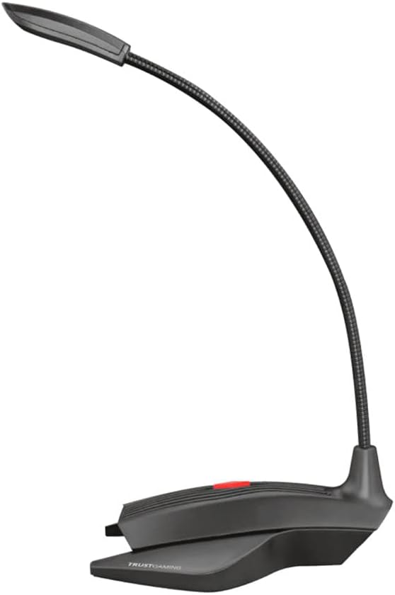 Trust Gaming GXT 239 Nepa Gaming Mikrofon für PC (Standmikrofon mit 3.5mm Klinke für Skype, Streamin