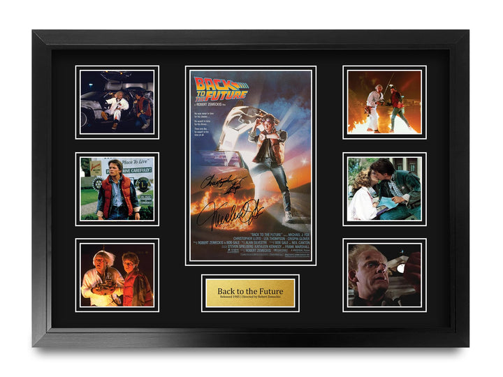 HWC Trading FR A2 Back to the Future Geschenke Geducktes Signiertes Autogramm Präsentationsdisplay f