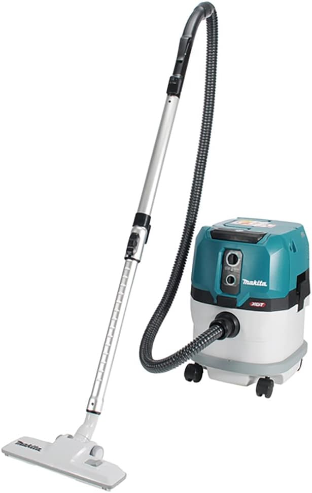 Makita VC003GLZ Akku-Staubsauger 15L 40V max. Nass+Trocken (ohne Akku, ohne Ladegerät), Petrol/Weiss